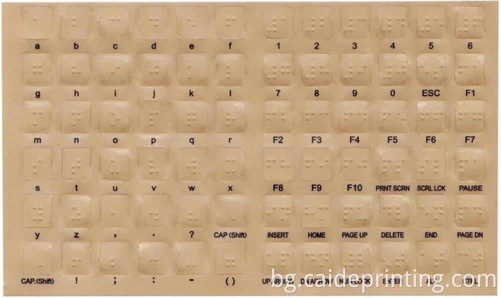 braille keyboard stickers